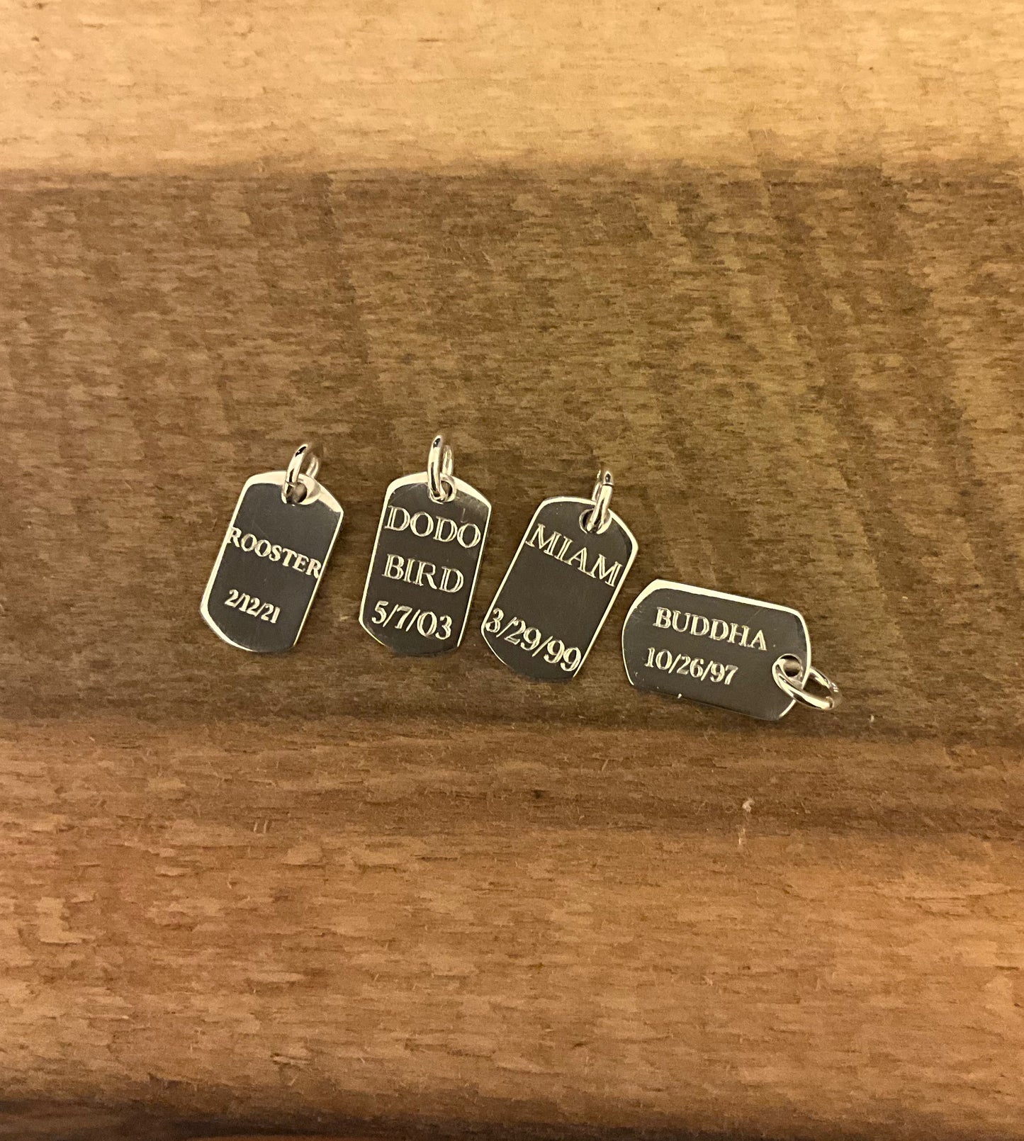 personalized sterling silver pendant
